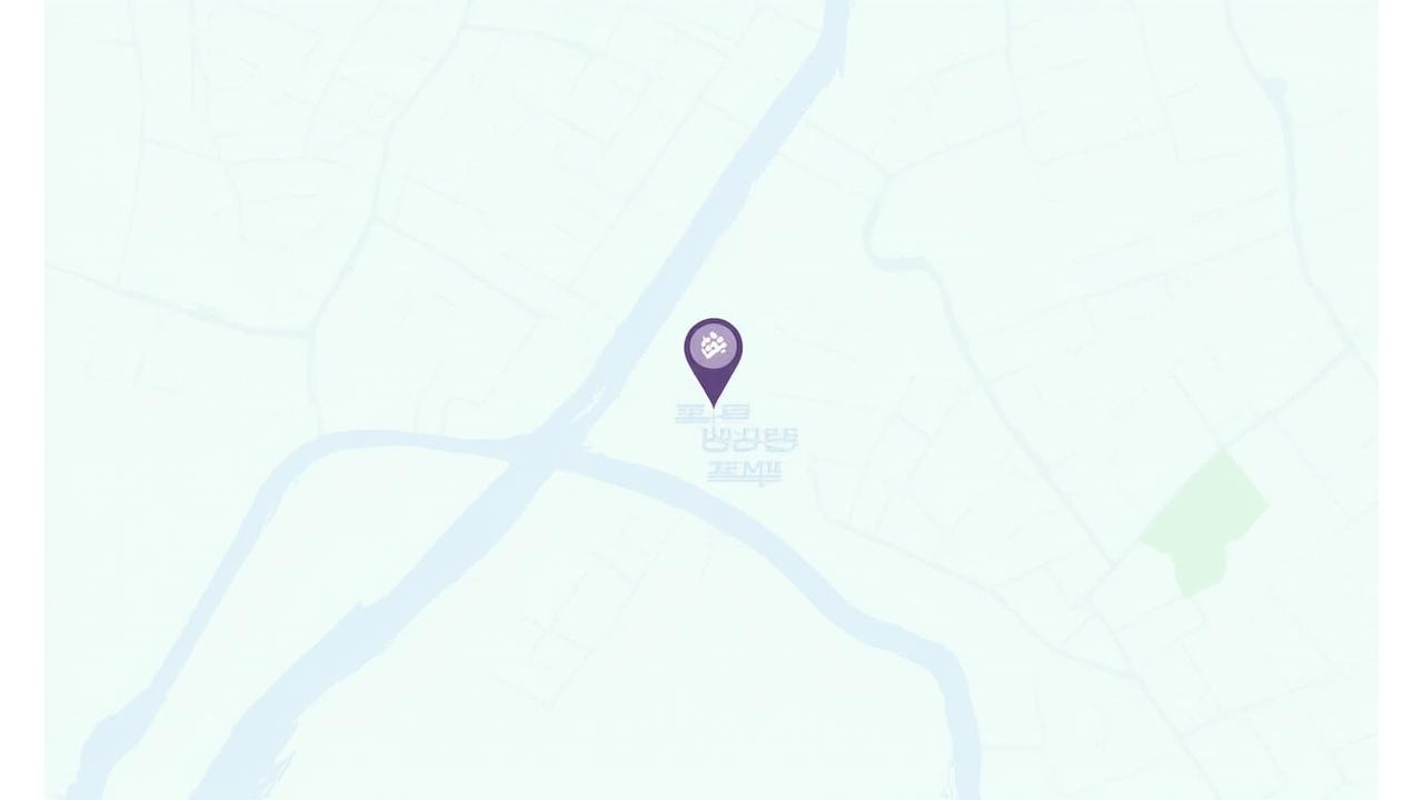 화산목 회사 위치 지도